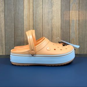 NEW Crocs Crocband Platform Clog